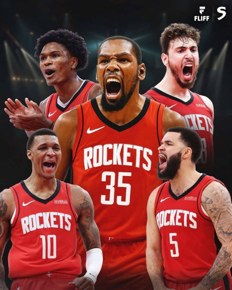 队内唯一超巨&amp;仍留西部🚀KD若带领火箭夺冠能扭转舆论评价？