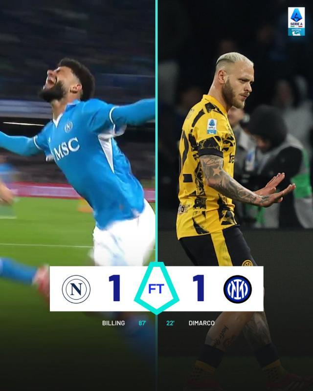 开云-【意甲】迪马尔科任意球世界波，国米1比1那不勒斯